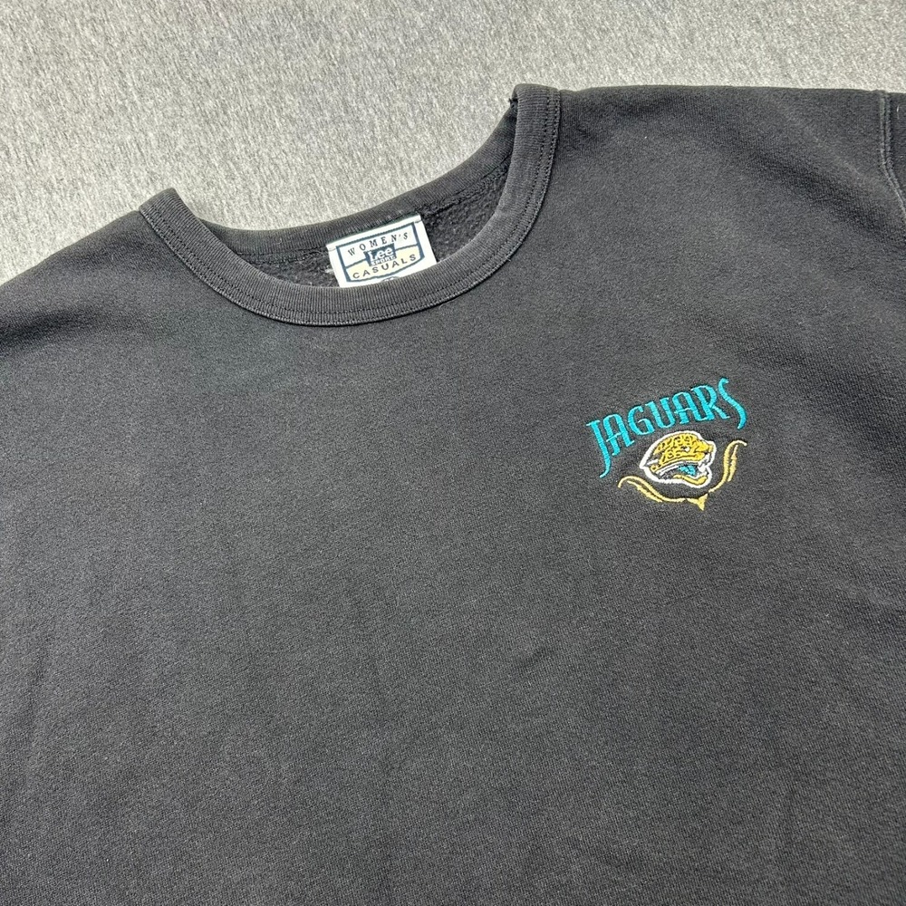 Lee‎ Sport Womens Casuals Medium Jacksonville Jaguars Black Crewneck Sweatshirt